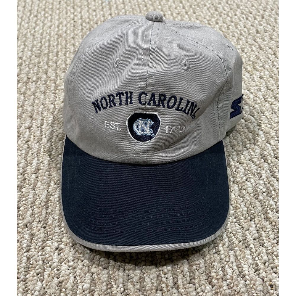 University Of North Carolina Tar Heels Starter‎ Strapback Cap Hat Grey